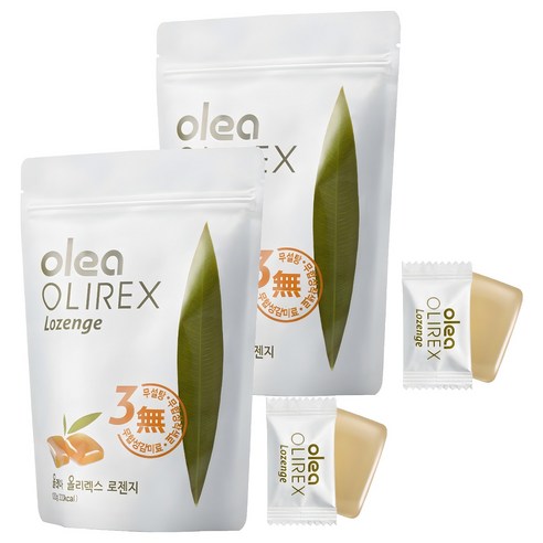 올레아 올리렉스 로렌지 허브캔디, 120g, 2개