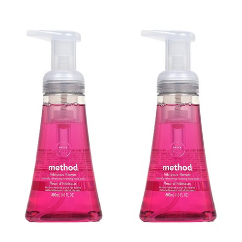 메소드 거품 핸드워시 히비스커스 플라워, 300ml, 2개