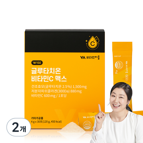 비타민마을 글루타치온 비타민C 맥스 30p, 120g, 2개