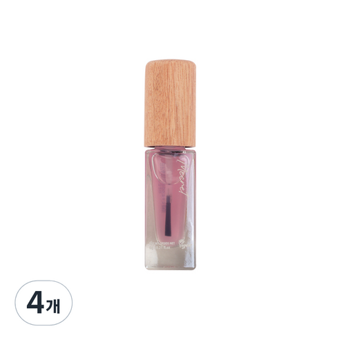 미크릿 바르는 리퀴드 워터 젤 네일 손톱 강화제, 6g, 4개