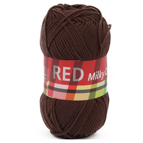 브랜드얀 밀키코튼 RED 뜨개실, 48모카, 1개