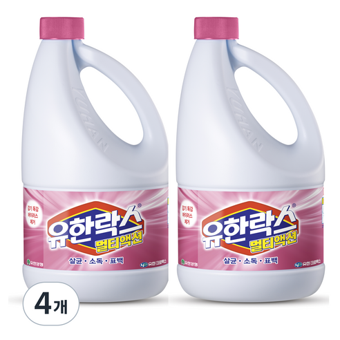 유한락스 후로랄, 1.5L, 4개