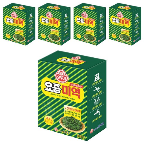 오뚜기 요즘 미역 5p, 22.5g, 5개