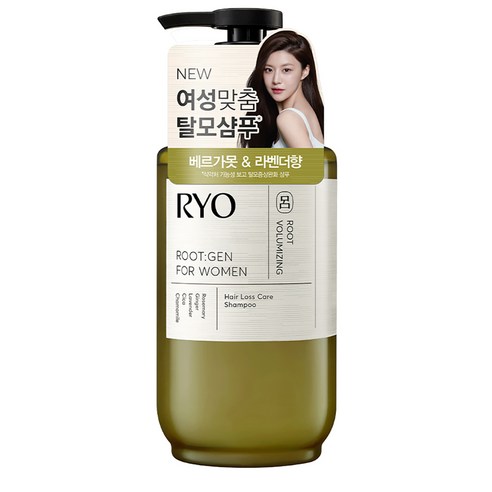[비건라이프] 려 루트젠 여성 맞춤 탈모증상전문케어 샴푸, 353ml, 1개