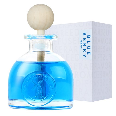 허브타임 퍼퓸 플러스 차량용 디퓨저 60ml 본품, 블루베리, 1개
