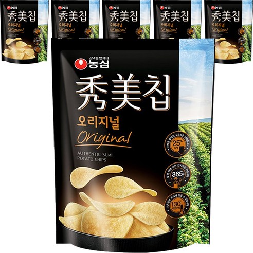 농심 수미칩 오리지널, 85g, 6개