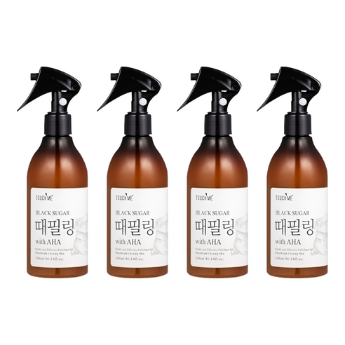 터치미 블랙슈가 위드 아하 때필링 스프레이, 4개, 300ml