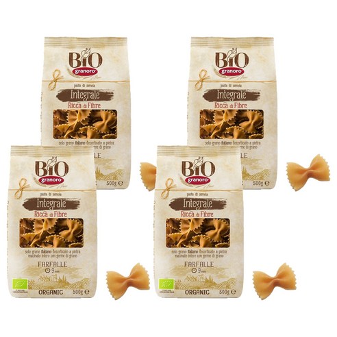그라노로 통밀 파르팔레, 500g, 4개