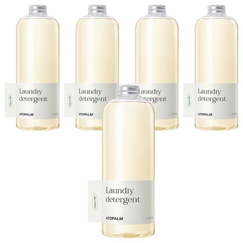 아토팜 세탁 유아 세제, 5개, 1000ml