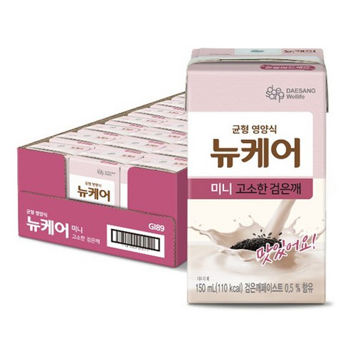 뉴케어 균형영양식 미니 고소한 검은깨, 150ml, 24개