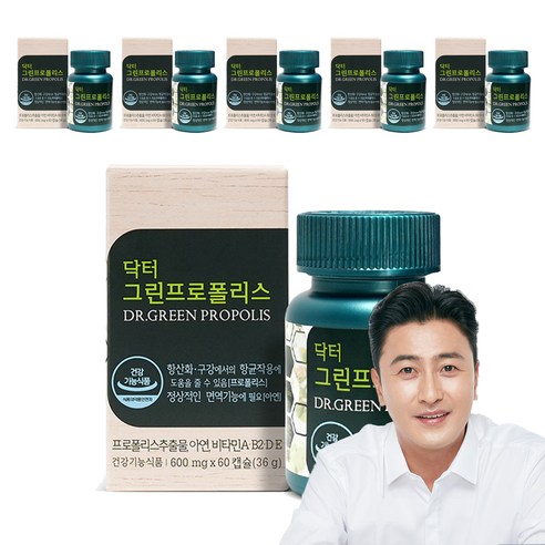 에이치엘사이언스 닥터 그린프로폴리스, 60정, 6개