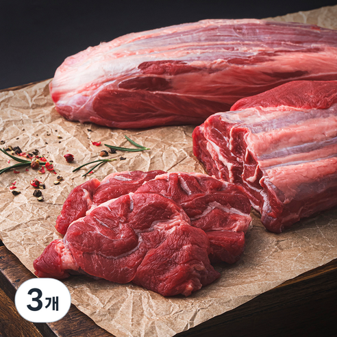 혜성 미국산 리테일팩 소아롱사태 (냉장), 3개, 1.1kg