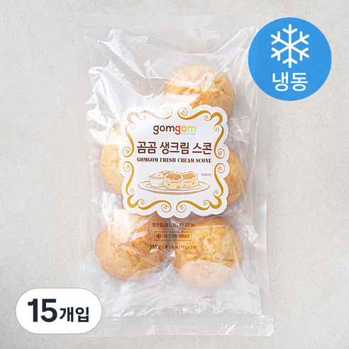 곰곰 생크림 스콘 (냉동), 70g, 5개입, 3개