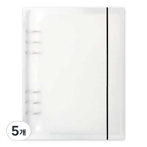 데얼스 A5 하드 콜렉트 바인더 30매 6공, 1포켓, 5개