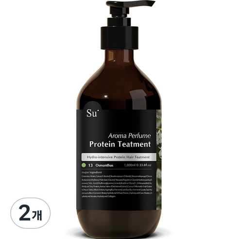 수오가닉 오스만투스 트리트먼트, 2개, 1000ml