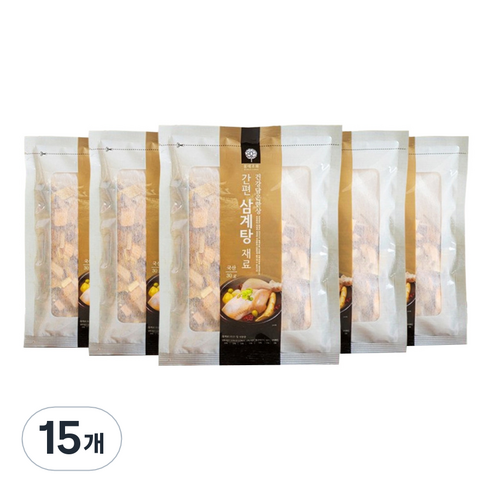몸애조화 간편 삼계탕 재료, 15개, 30g