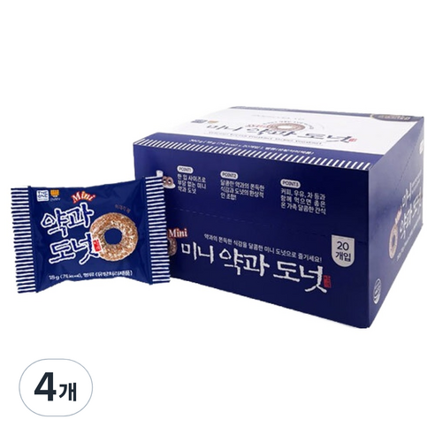 mini 약과도넛, 360g, 4개