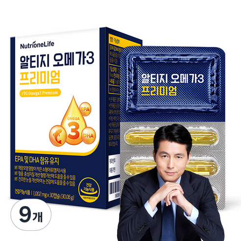뉴트리원 알티지 오메가 3 프리미엄, 9개, 30정