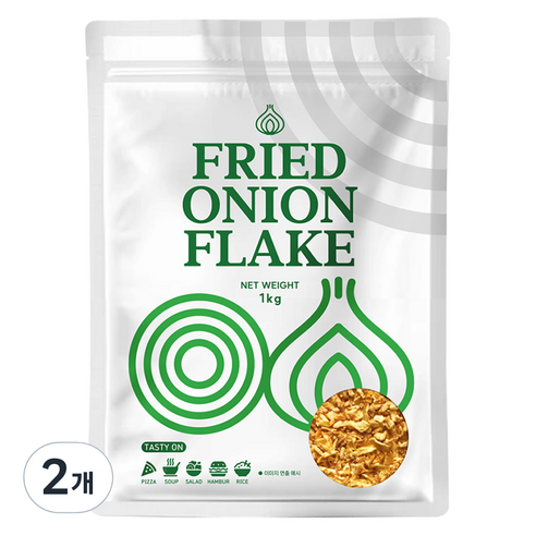 아이온 양파 크리스피 후레이크, 1kg, 2개