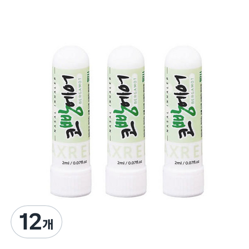 코빵에어 아로마 코 흡입기 릴렉스 2ml, 12개
