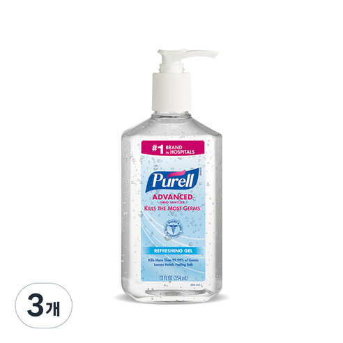 퓨렐 손소독제, 3개, 354ml