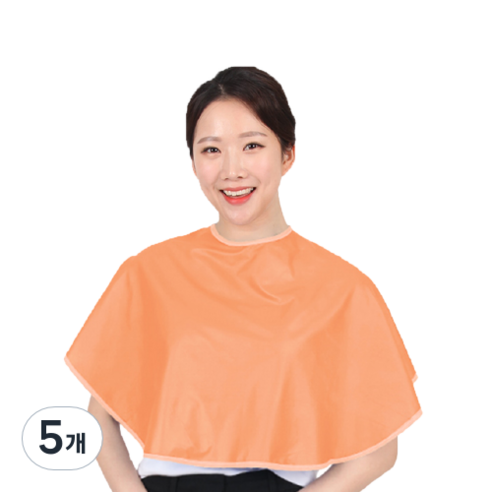 얇고 가벼운 방수파마보 미용실 염색보 HP31, 살구, 5개