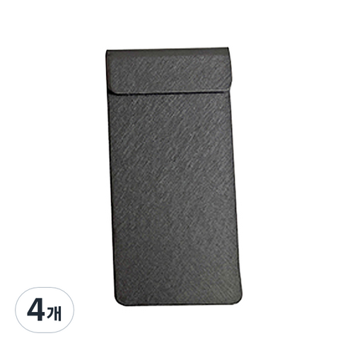 자석빌지 L, 4개, 블랙