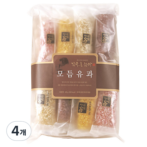 김규흔한과 모듬유과 4종, 128g, 4개