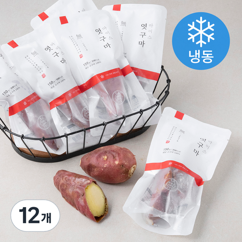 맛군 아이스 엿구마 (냉동), 150g, 12개