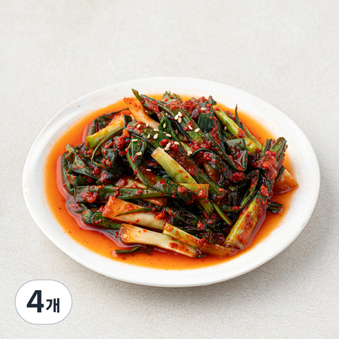 더반찬 쪽파김치, 250g, 4개
