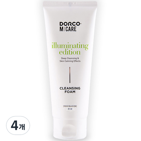 도루코 일루미네이팅 에디션 클렌징 폼, 4개, 30ml