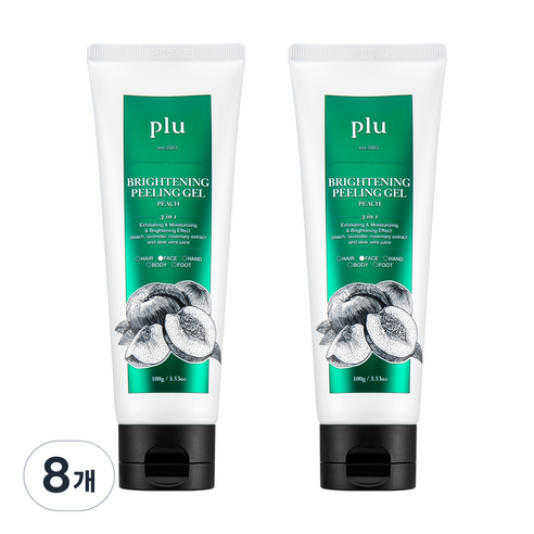 플루 브라이트닝 필링 젤 피치, 100g, 8개