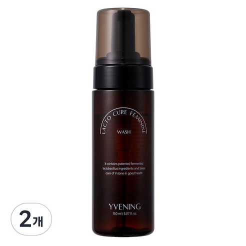 와이브닝 락토큐어 페미닌워시 케어 여성청결제, 150ml, 2개