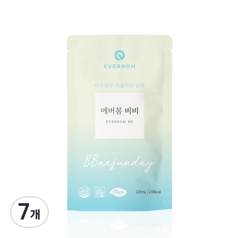 에버봄 비비 애프터, 120ml, 7개