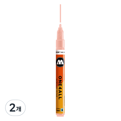 모로토우 원포올 아크릴 마카 2mm 127HS 207 skin pastel, 2개