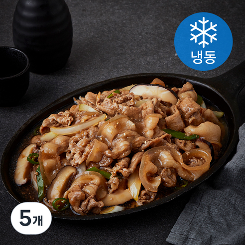 삼다돈 제주 흑돼지 양념 불고기 (냉동), 5개, 300g