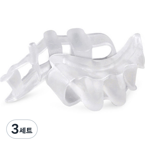 바이미 실리콘 발가락링 좌우세트 화이트, 3세트