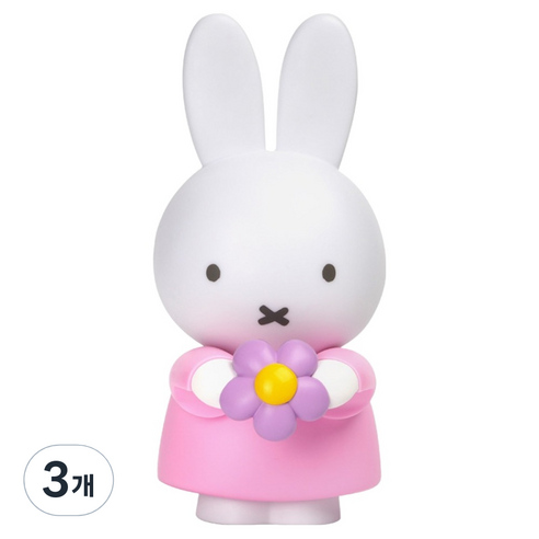 로이체 미피 모니터 걸이 피규어 방향제 MIFFY-MAF-B-MF, 3개, 프리지아