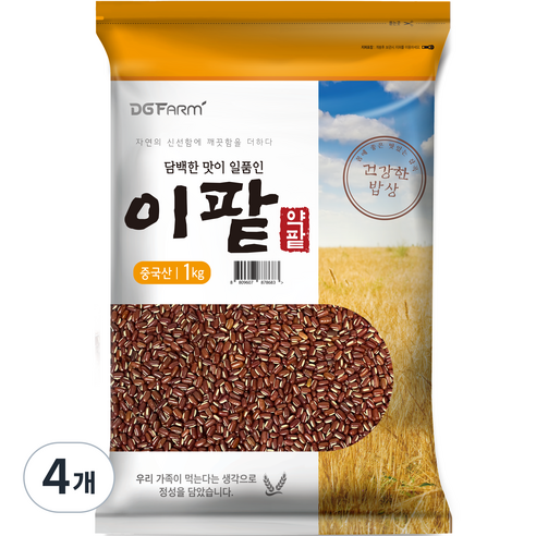 대구농산 이팥, 1kg, 4개