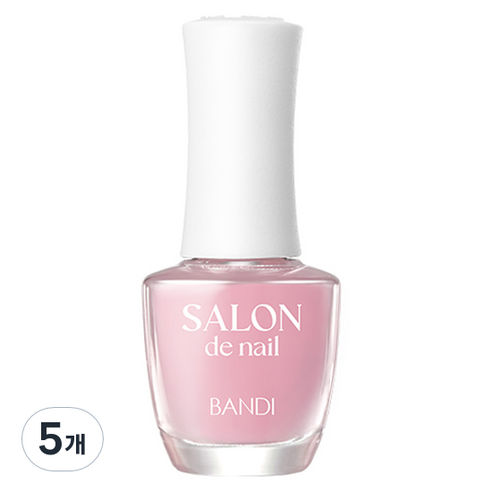 반디BANDI 살롱드 네일, 7ml, SH101 핑크크림시럽, 5개