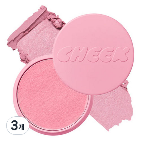 토니모리 치크톤 젤리 블러셔 3.5g, 3개, 08 리본 핑크