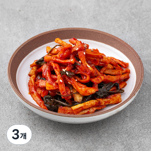 디스이즈 양념 무말랭이 무침, 1kg, 3개