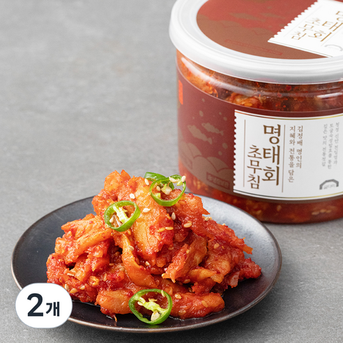굴다리 김정배 명인젓갈 명태회초무침, 500g, 2개