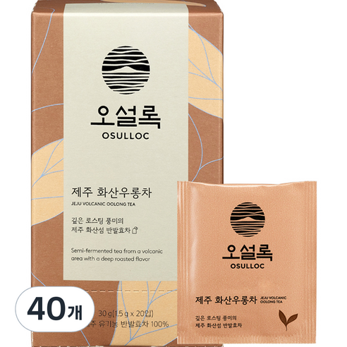 오설록 제주 화산우롱차, 1.5g, 20개입, 2개