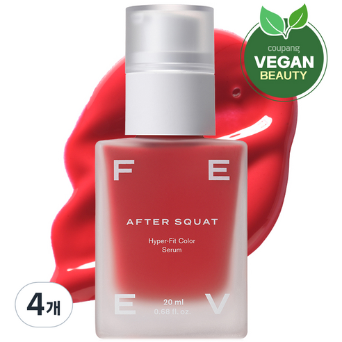 피브 컬러 세럼 블러셔 20ml, 애프터스쿼트, 4개