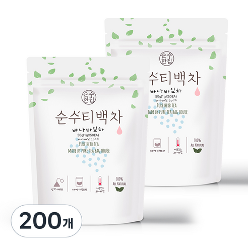 순수한집 바나바잎차, 1g, 50개입, 4개