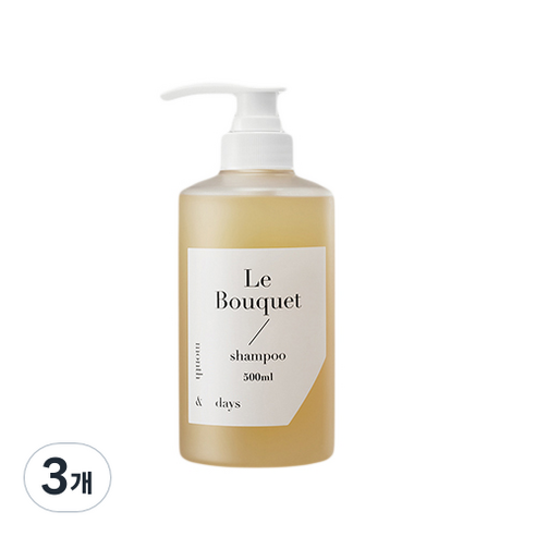 먼스앤데이즈 르 부케 샴푸, 3개, 500ml