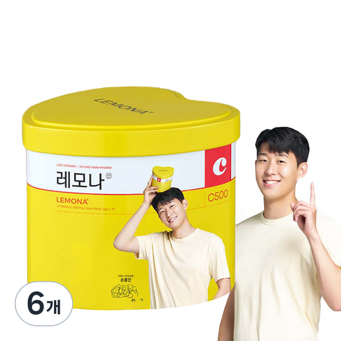 경남제약 레모나 산 손흥민 에디션, 140g, 6개