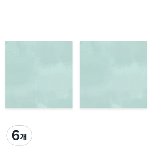 모노라이크 컬러 페인팅 메모지, 14 파스텔 그린, 1개입, 6개