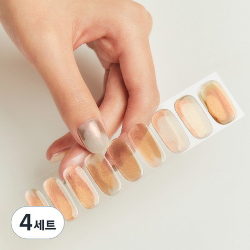 데싱디바 글레이즈 젤네일 세트, 루미너스, 4세트